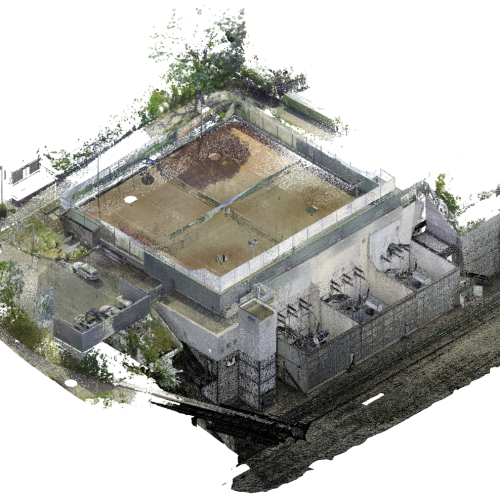 GMS Unterwerk Scan Punktwolke